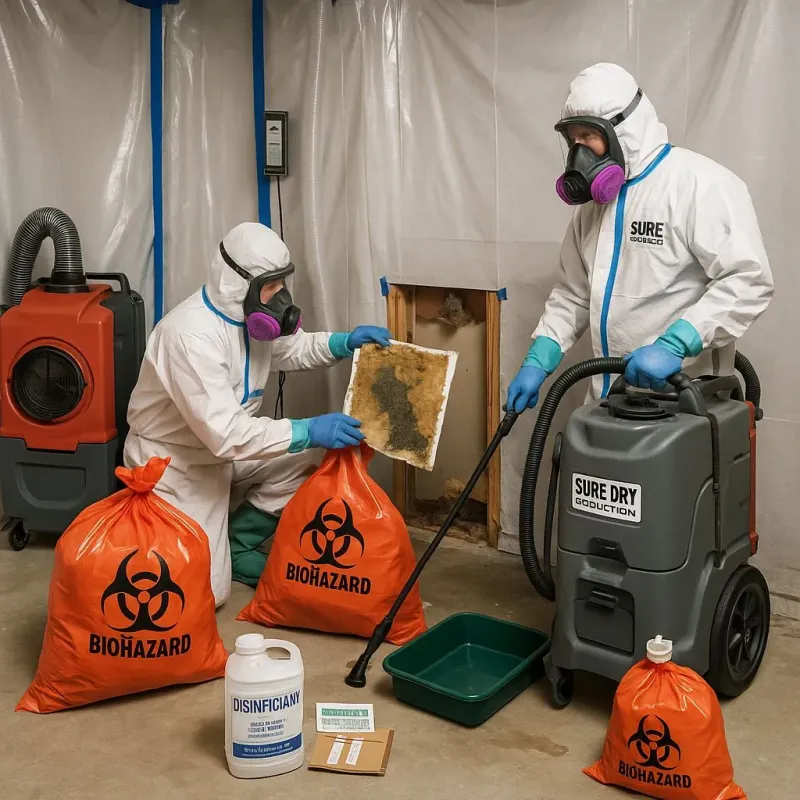 Contaminated Water Handling Protocols process in Pryor, OK